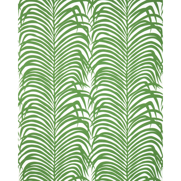 Schumacher Zebra Palm Jungle Fabric 174871