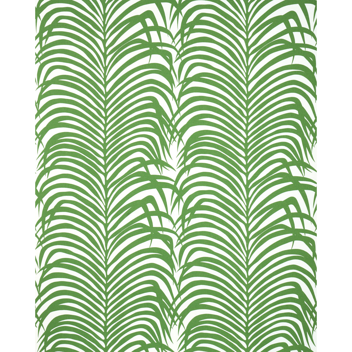 Schumacher Zebra Palm Jungle Fabric Sample 174871