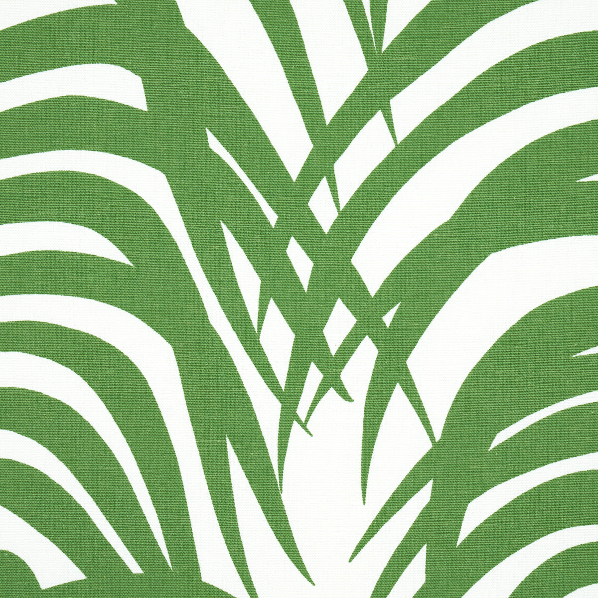 Schumacher Zebra Palm Jungle Fabric 174871