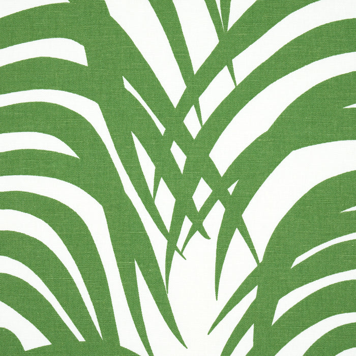 Schumacher Zebra Palm Jungle Fabric 174871