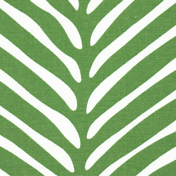 Schumacher Zebra Palm Jungle Fabric 174871