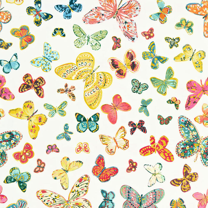 Schumacher Butterfly Multi Fabric 174900