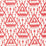 Schumacher Vientiane Ikat Coral Fabric 175020