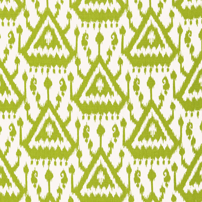 Schumacher Vientiane Ikat Palm Fabric 175023