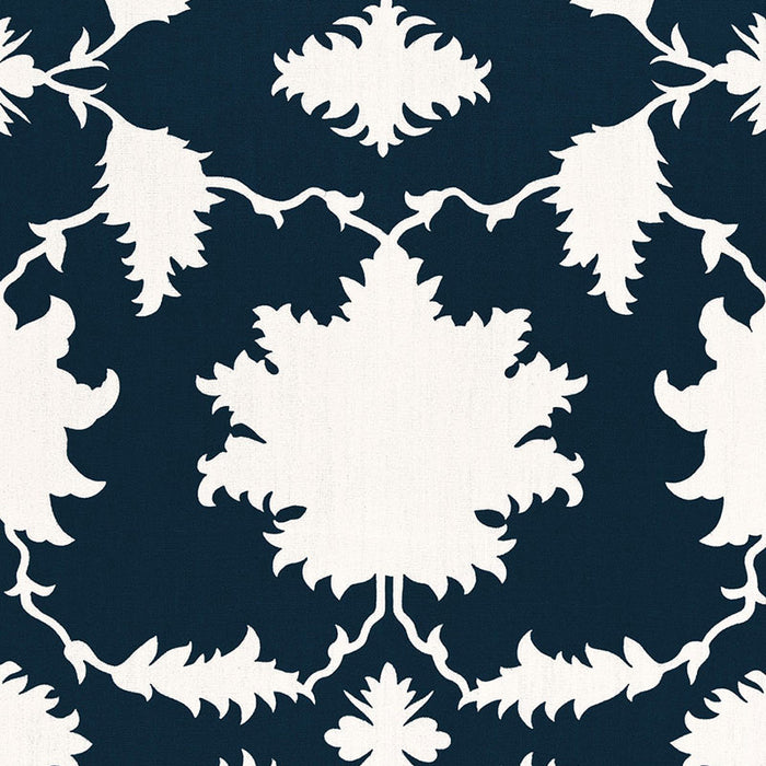 Schumacher Garden Of Persia Bleu Marine Fabric 175033