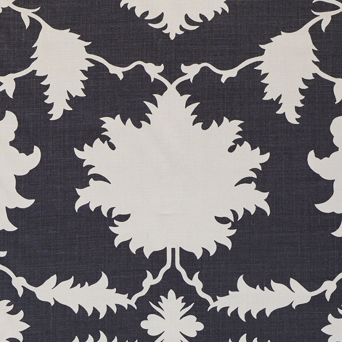 Schumacher Garden Of Persia Charcoal Fabric 175035