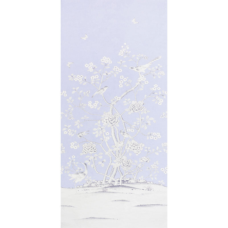 Schumacher Chinois Palais Lavender Fabric Sample 175046