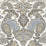 Schumacher Mataura Linen Print Greige Fabric 175081