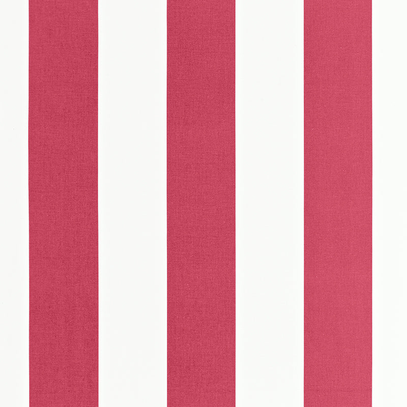 Schumacher Geyer Stripe Apple Fabric Sample 175243