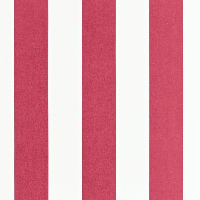 Schumacher Geyer Stripe Apple Fabric Sample 175243