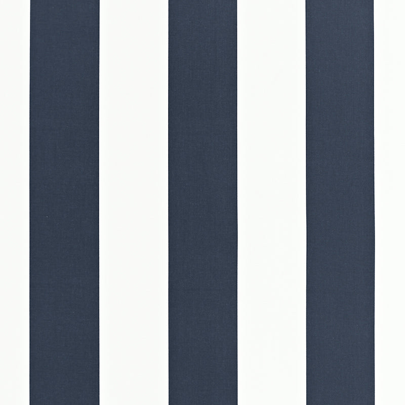 Schumacher Geyer Stripe Navy Fabric 175245