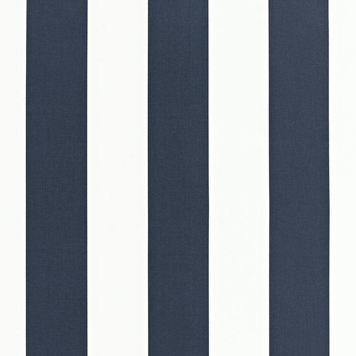 Schumacher Geyer Stripe Navy Fabric 175245