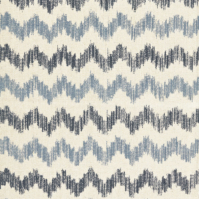 Schumacher Sierra Ikat Indigo Fabric 175310