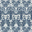 Schumacher Aurora Damask Indigo Fabric 175342