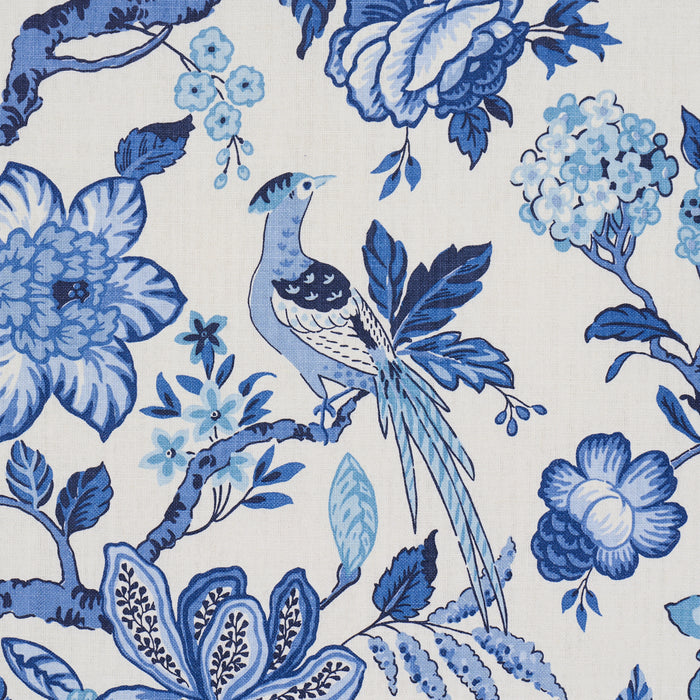 Schumacher Huntington Gardens Bleu Marine Fabric 175560