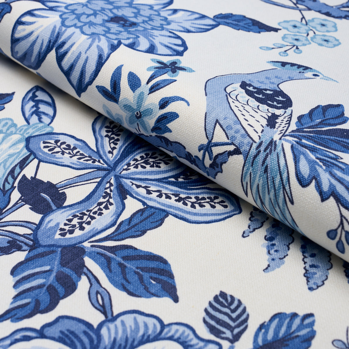 Schumacher Huntington Gardens Bleu Marine Fabric 175560