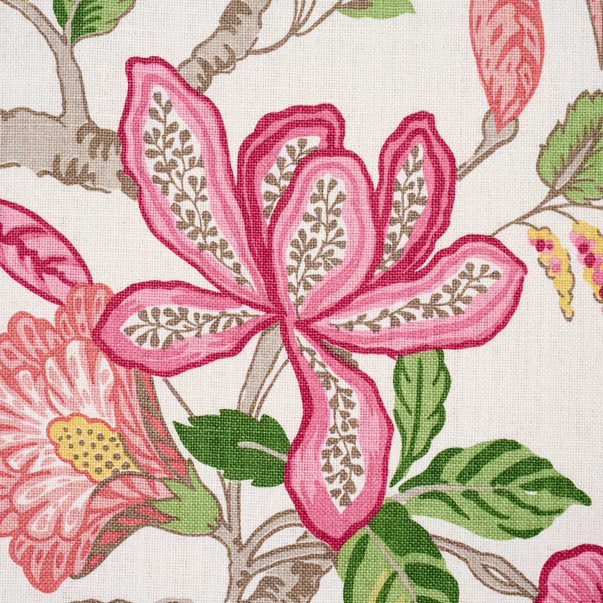 Schumacher Huntington Gardens Multi Fabric Sample 175562