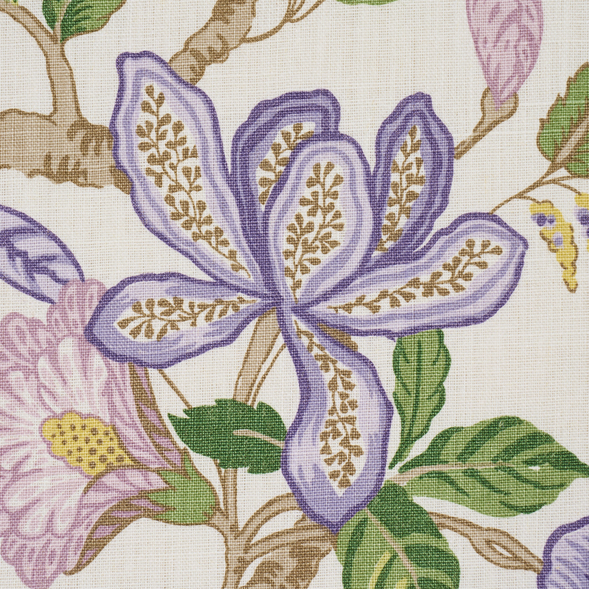 Schumacher Huntington Gardens Lavender Fabric 175563