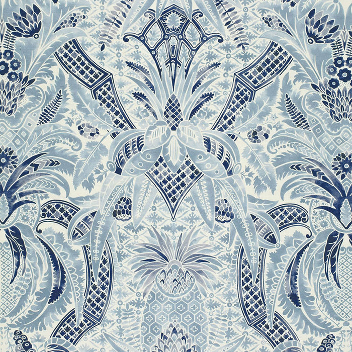 Schumacher Cap Ferrat Pacific Fabric Sample 175580