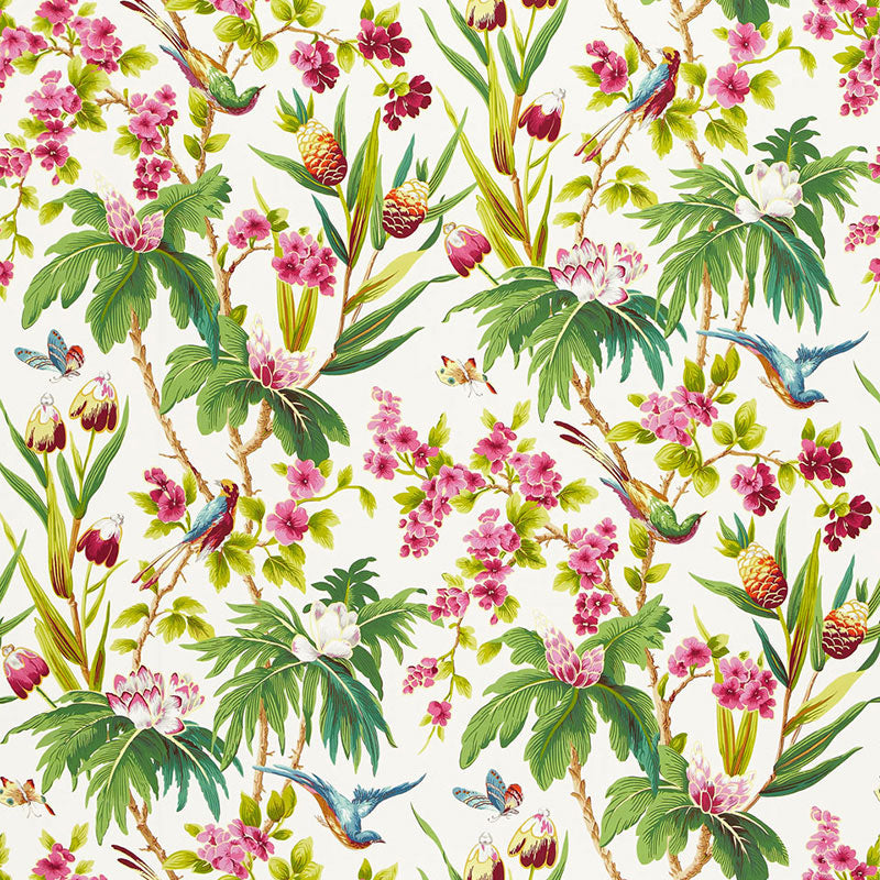 Schumacher Seychelles Ivory Fabric 175701