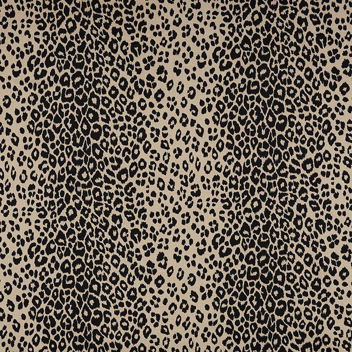 Schumacher Iconic Leopard Ebony/Natural Fabric 175725