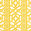 Schumacher Zanzibar Trellis Chintz Canary Fabric 175730