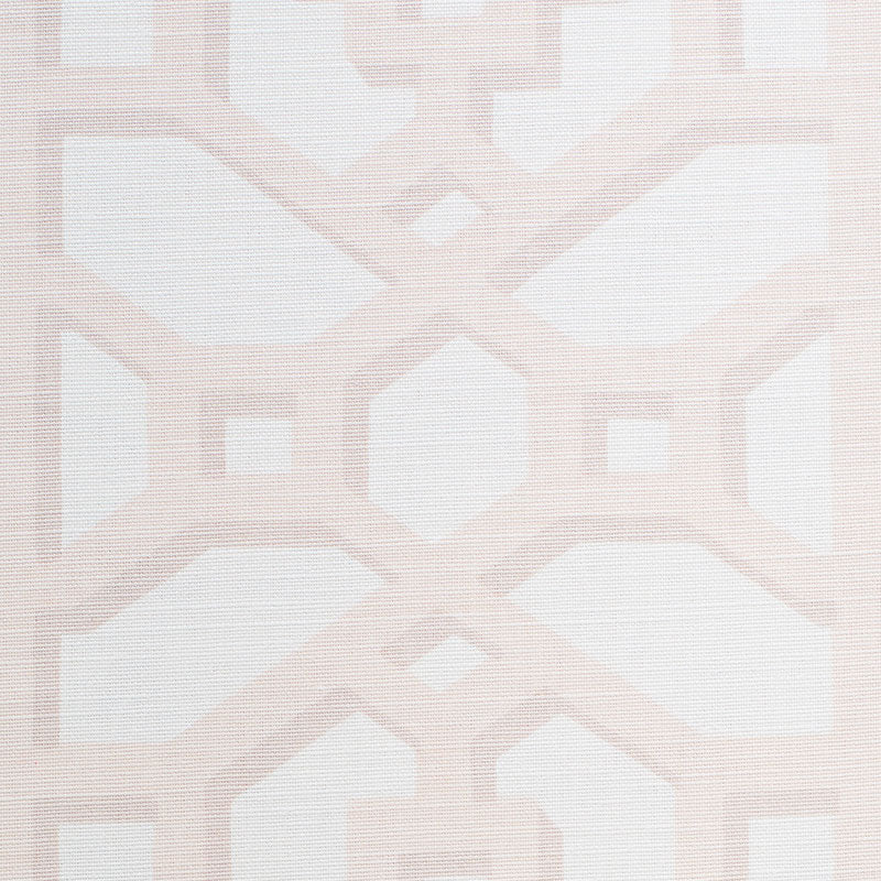 Schumacher Zanzibar Trellis Matte Blush Fabric 175743