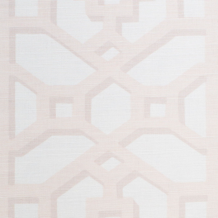 Schumacher Zanzibar Trellis Matte Blush Fabric Sample 175743