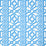 Schumacher Zanzibar Trellis Blue Fabric Sample 175748