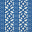 Schumacher Zanzibar Trellis Navy Fabric Sample 175749