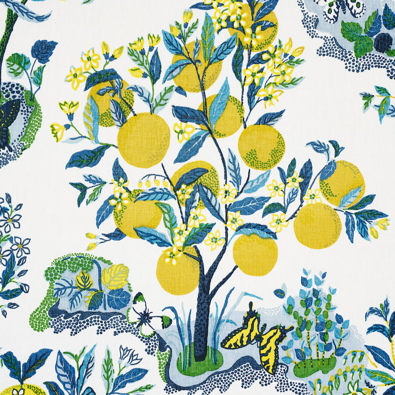 Schumacher Citrus Garden Pool Fabric 175761