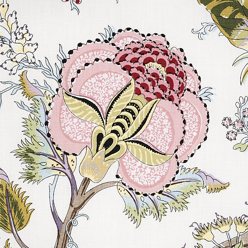 Schumacher Indian Arbre Spring Fabric 175782