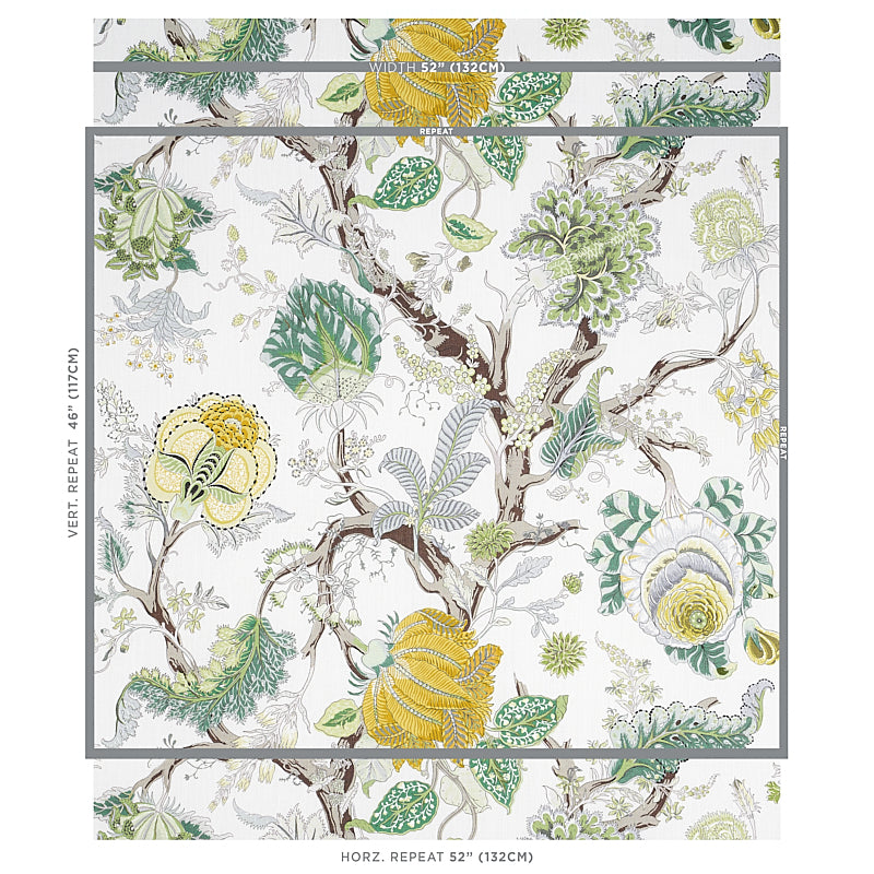 Schumacher Indian Arbre Citron Fabric 175783