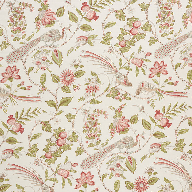 Schumacher Campagne Mineral & Rose Fabric 175954