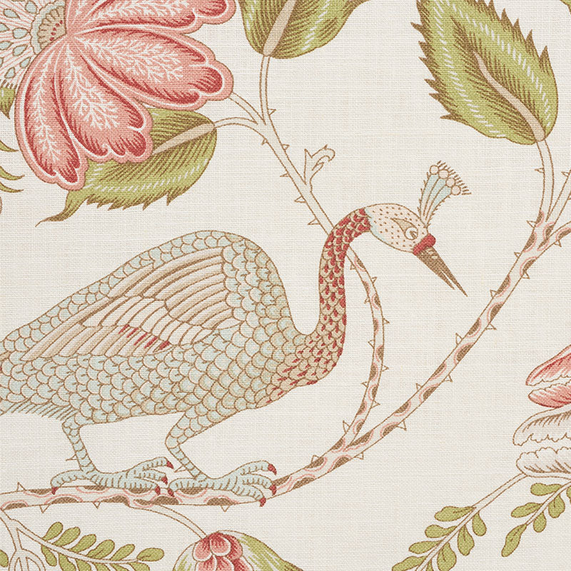 Schumacher Campagne Mineral & Rose Fabric 175954