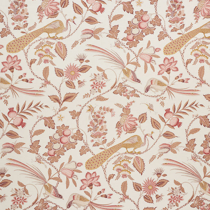 Schumacher Campagne Rose & Ochre Fabric Sample 175955