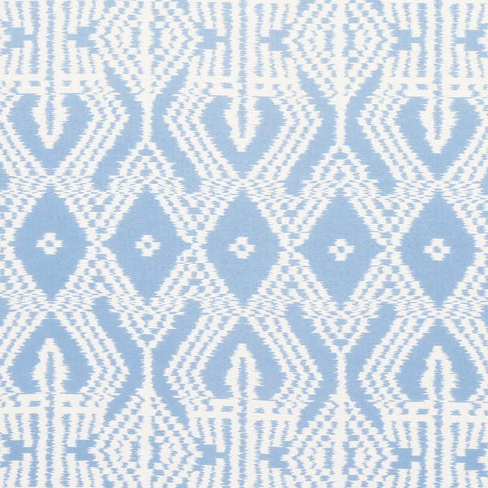 Schumacher Asaka Ikat Chambray Fabric Sample 176096