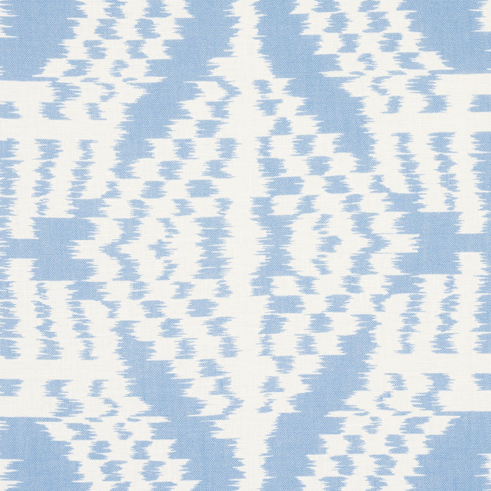 Schumacher Asaka Ikat Chambray Fabric 176096