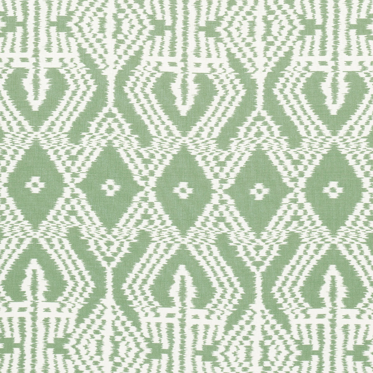 Schumacher Asaka Ikat Green Fabric 176097