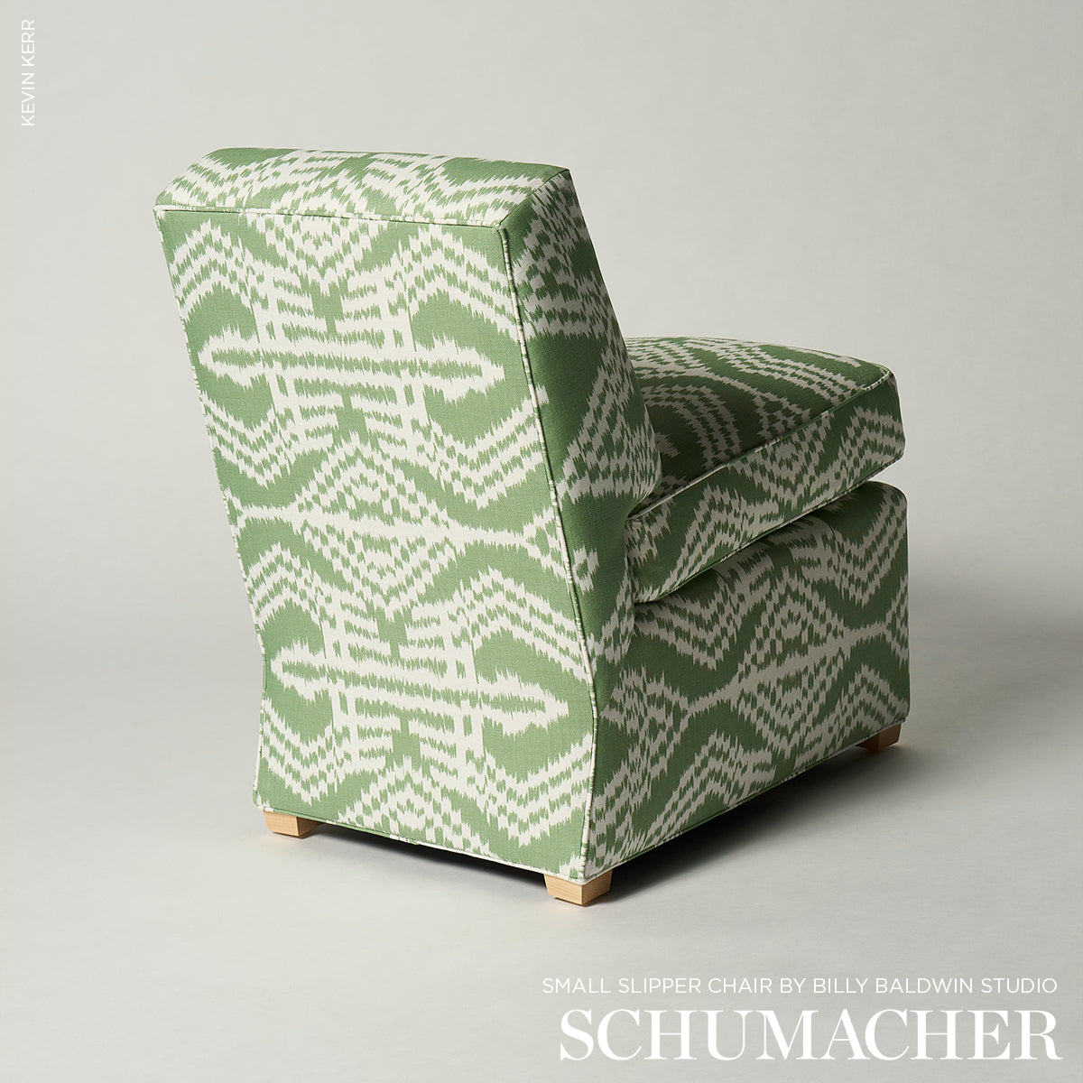 Schumacher Asaka Ikat Green Fabric 176097