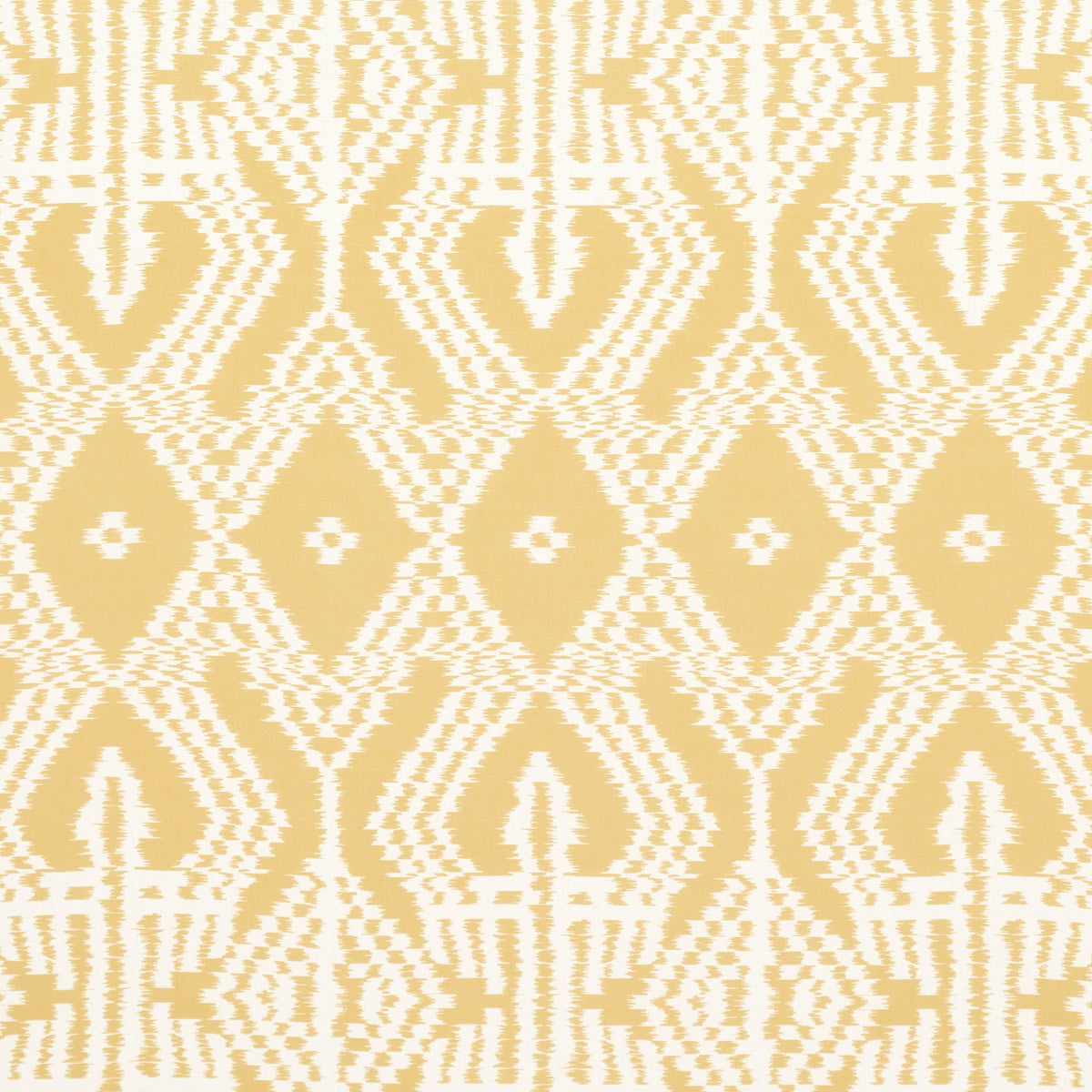 Schumacher Asaka Ikat Buttercup Fabric Sample 176098