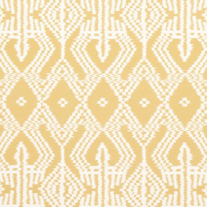 Schumacher Asaka Ikat Buttercup Fabric Sample 176098