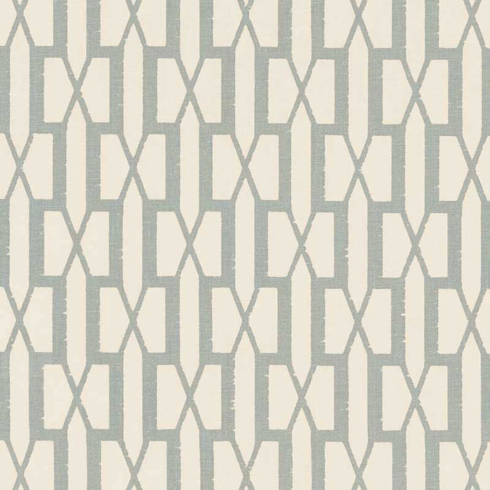 Schumacher Belvedere Orpington Blue Fabric Sample 176114