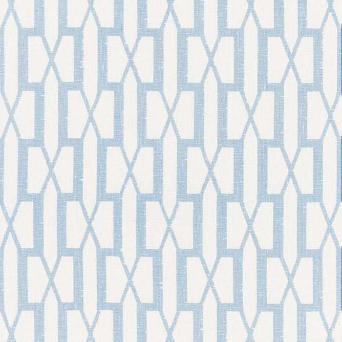 Schumacher Belvedere Sky Fabric Sample 176119