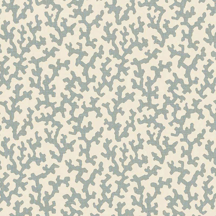 Schumacher Folly Orpington Blue Fabric 176124