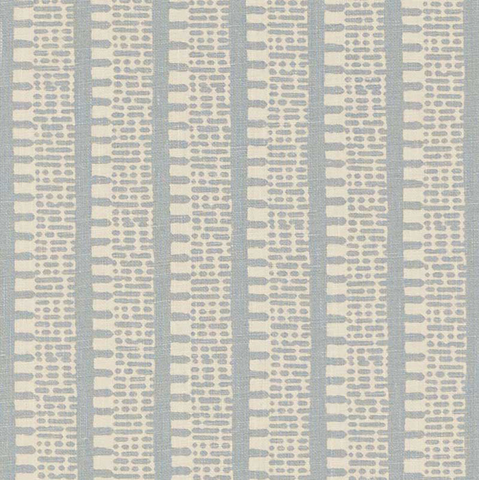 Schumacher Kiosk Orpington Blue Fabric Sample 176134