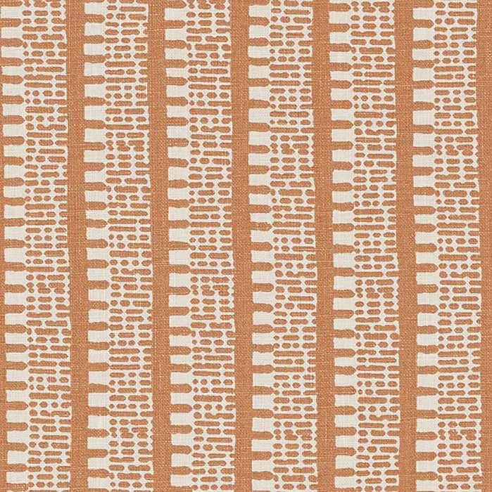 Schumacher Kiosk Burnt Orange Fabric 176136