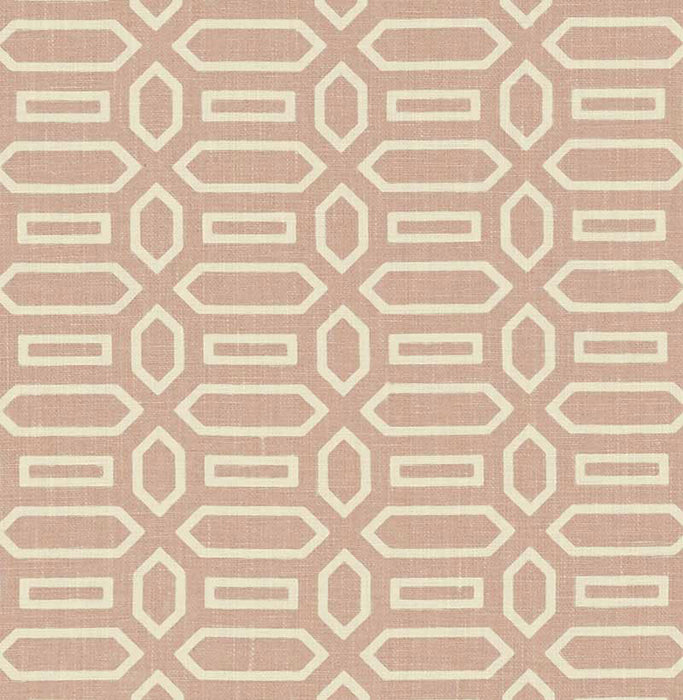 Schumacher Pavilion Temple Pink Fabric 176141