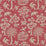 Schumacher Woodland Silhouette Rhubarb Fabric Sample 176171