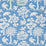 Schumacher Woodland Silhouette Blue Fabric Sample 176176